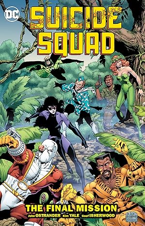 Suicide Squad comic cover with multiple villain characters